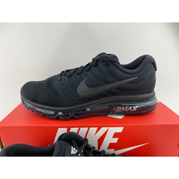Nike Air Max 2017 Triple Black Men's Size 11-13 Sneakers Shoes - Picture 5 of 12
